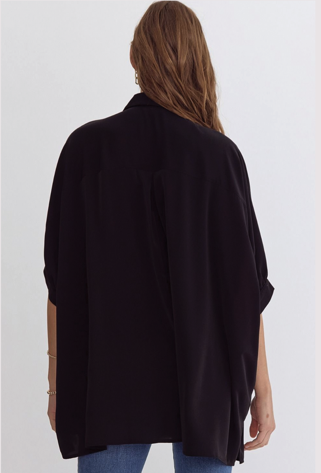 Entro Drapey Dolman Sleeve Shirt