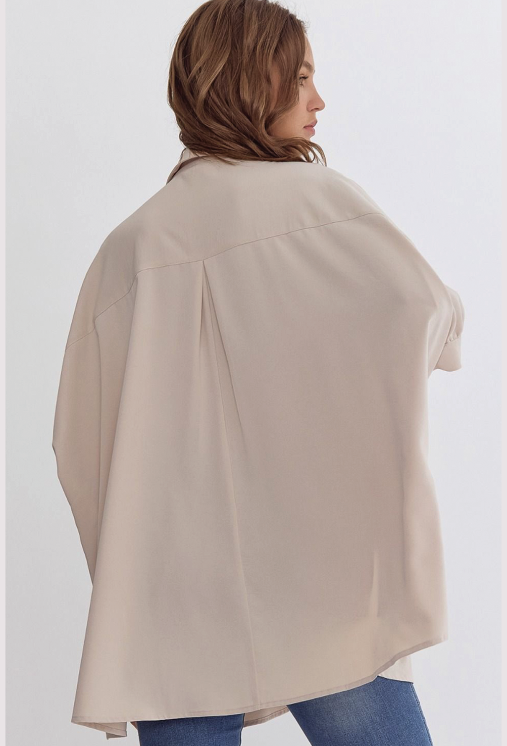 Entro Drapey Dolman Sleeve Shirt