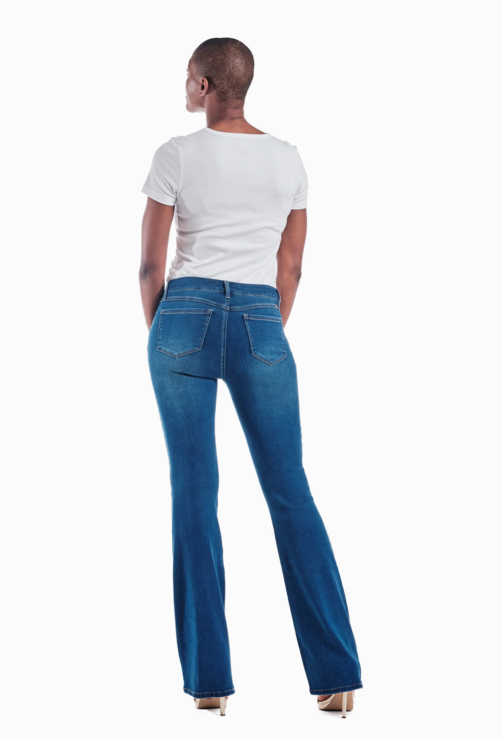 1822 Extra Long Butter Bootcut Jeans