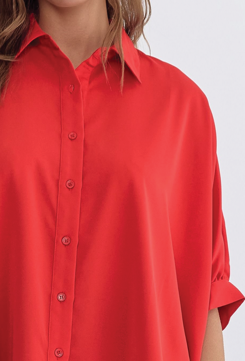 Entro Drapey Dolman Sleeve Shirt