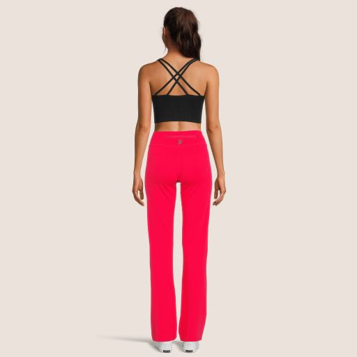 Tall Women's Extra Long Workout Active Pants - 38” Mid Waisted, Floor Length,  Straight Leg with Phone Pocket – Tall Fit